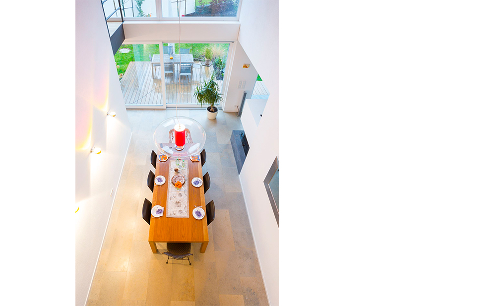 Innenperspektive Essbereich Einfamilienhaus in Pfaffenhofen