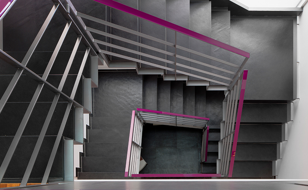 Innenperspektive Treppenhaus Villa in Feldafing